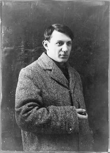 Portrait de Picasso, 1908.jpg More details Portrait photograph of Pablo Picasso, 1908