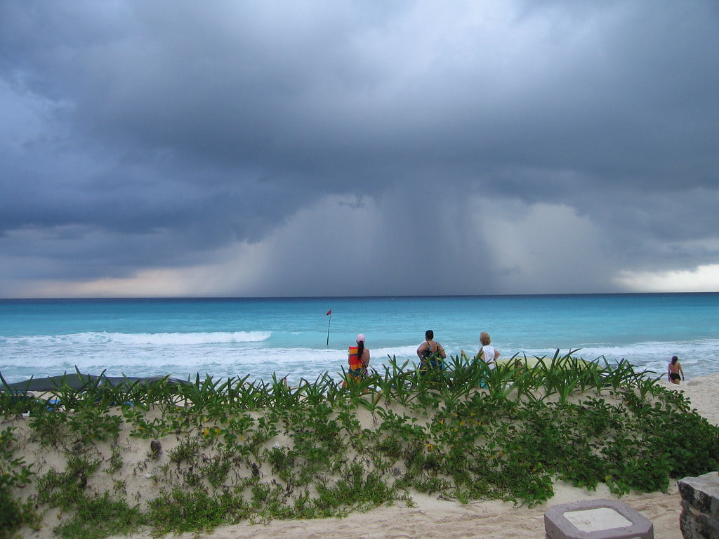 Post-Tornado Cloud, Cancun, Mexico